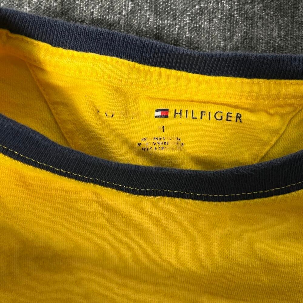 Tommy-hilfiger Men's Yellow T-shirt - Picture 3 of 6